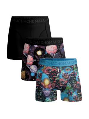 Muchachomalo Herren Boxer Shorts - 3er Pack - Herren Unterwäsche