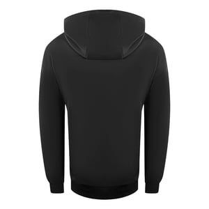 Ice Iceberg - Schwarzer Kapuzenpullover mit auffälligem Blocklogo