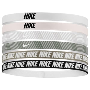Nike - "Classic" Haarband(6er-Pack) (Weiß/Pink)