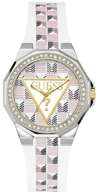 Guess Resort Damen Weißes Uhr GW0834L1