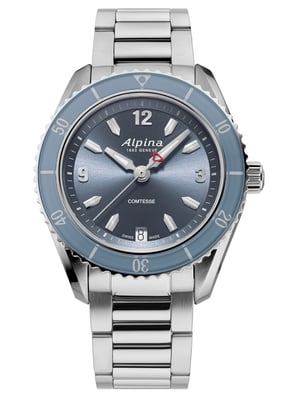 Alpina Alpiner Comtesse Sport Damen Silberne Uhr AL-240LN3C6B