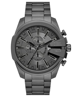 Diesel Mega Chief Slim Herren Uhr Grau DZ4676