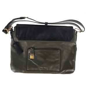 Miu Miu Flap-Umhängetasche aus mehrfarbigem Leder