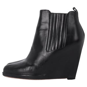 Givenchy Keilstiefeletten aus schwarzem Leder