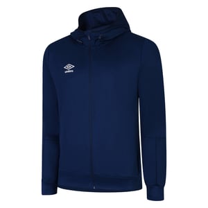 Umbro - "Total Training" Kapuzenpullover für Kinder (Marineblau/Weiß)