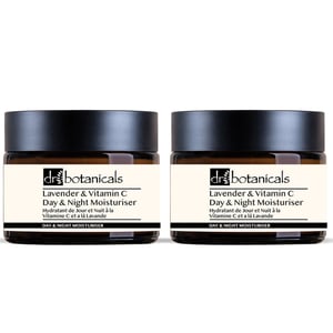 Dr. Botanicals Lavendel- & Vitamin C Tages- und Nachtcreme 50 ml x 2 Duo-Pack