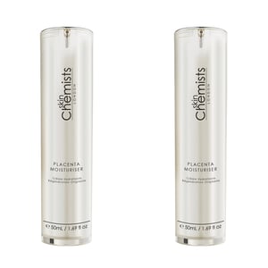 skinChemists Plazenta Feuchtigkeitscreme 50ml x 2 Duo Pack