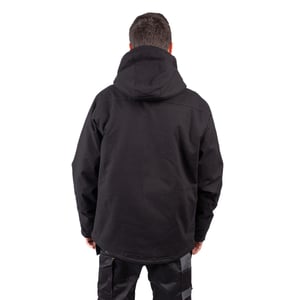Caterpillar Kapuzen-Sherpa-Fleecejacke für Herren in Schwarz