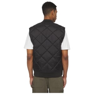 Dickies Diamantgestepptes Weste Herren Schwarz Gilets