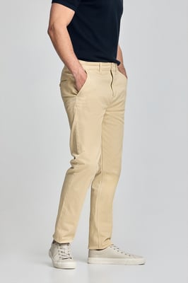 Chinohose Moore elfenbeinweiß Slim Fit