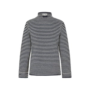 Weird Fish - "Shorling" Pullover mit kurzem Reißverschluss für Herren (Ecru)