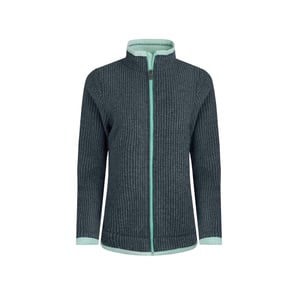 Weird Fish - "Ariana" Fleecejacke Durchgehender Reißverschluss für Damen (Reiches Marineblau)