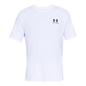 Under Armour - "Sportstyle" T-Shirt für Herren kurzärmlig (Weiß/Schwarz)