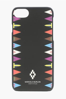 iPhone-Hülle FLAGS SIDES 7 mit geprägtem Aufdruck in Schwarz