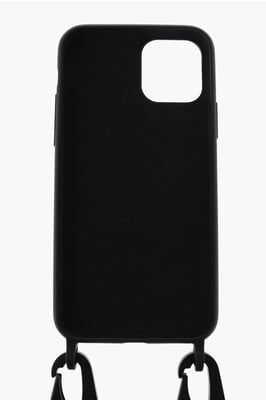 iPhone 11Pro-Hülle mit Palmen-Print in Schwarz