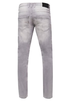 Grey Used Jeans Hose "MELVIN" Slim Fit Cotton-Stretch