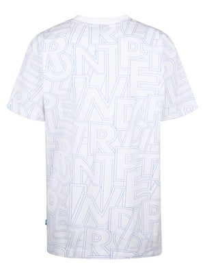 Petrol Industries - T-Shirt mit Allover-Muster Hibiscusbreeze  Jungen -  Weiß