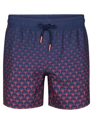Petrol Industries - Badehose mit Allover-Muster Surfpoint Herren - Rosa