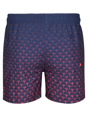 Petrol Industries - Badehose mit Allover-Muster Surfpoint Herren - Rosa