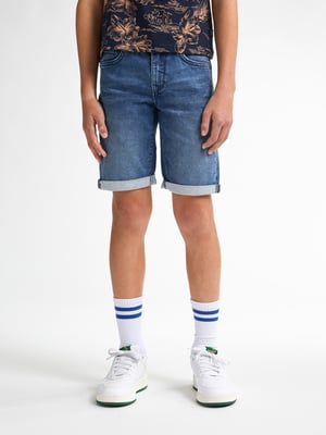 Petrol Industries - Jackson Stretch Denim Shorts Valencia Jungen - Blau