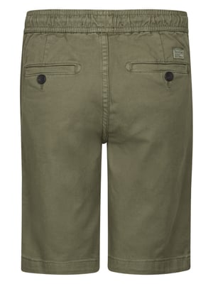 Petrol Industries - Chino-Shorts mit Tunnelzug Marco Jungen - Grün