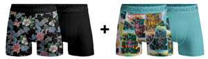 Muchachomalo Herren Boxershorts – 2+2 Stück – Herren Unterhosen