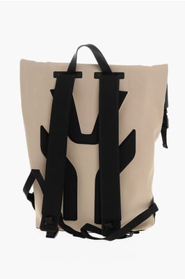 Roll-up Designed MACKINTOSH Rucksack mit integriertem Solar P in Beige