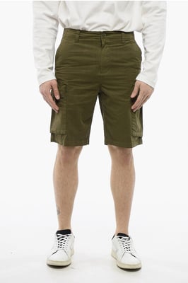 Cargo-Shorts in Grün