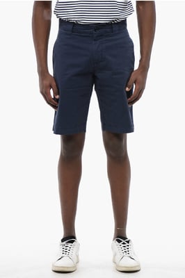 Chino-Shorts in Blau