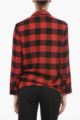 Kariertes FLUID CHAMOIS Camicia in Rot