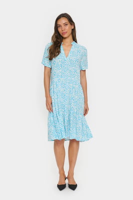 Kleid mit lockerer Passform blue