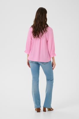 Langarm-Bluse Regular fit pink