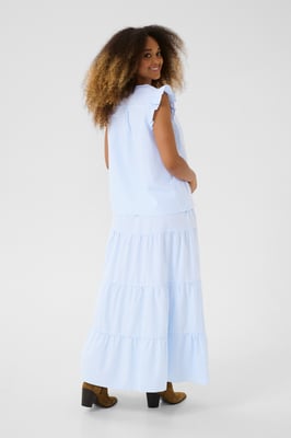 Ärmellose Bluse Regular fit light blue