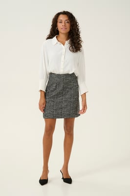 Rock Regular fit black white