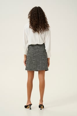 Rock Regular fit black white