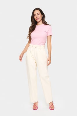 T-shirt Gerade Passform pink