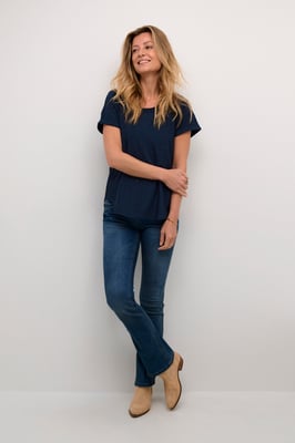 T-Shirt Reguläre Passform blue