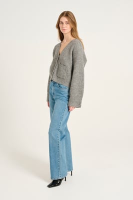 Strickjacke Regular fit beige