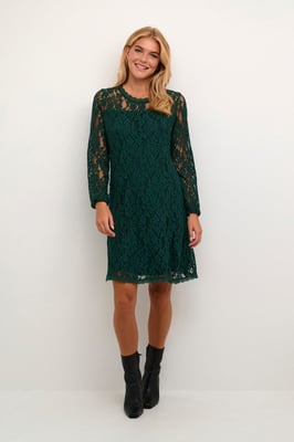 Kleid Feminine dark green