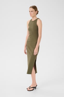 Kleid Slim fit olive