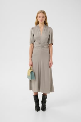 Kleid Slim fit light grey