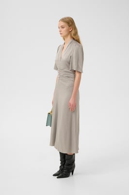 Kleid Slim fit light grey