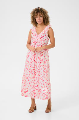 Kleid Feminine pink white