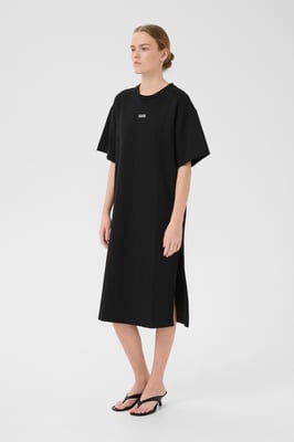 Jerseykleid Oversize fit black