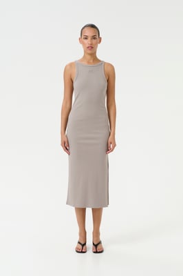 Jerseykleid Slim fit light grey
