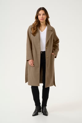 Jacke Straight fit sand