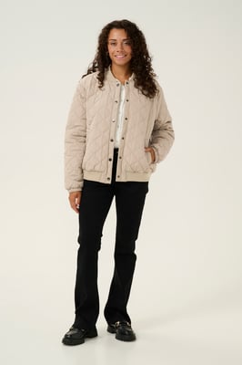 Jacke Loose fit beige