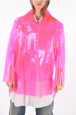 Fransen-PVC-Westernjacke in Pink