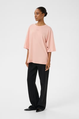 T-shirt Box fit peach
