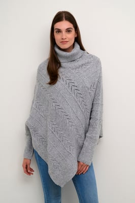 Poncho Loose fit melange